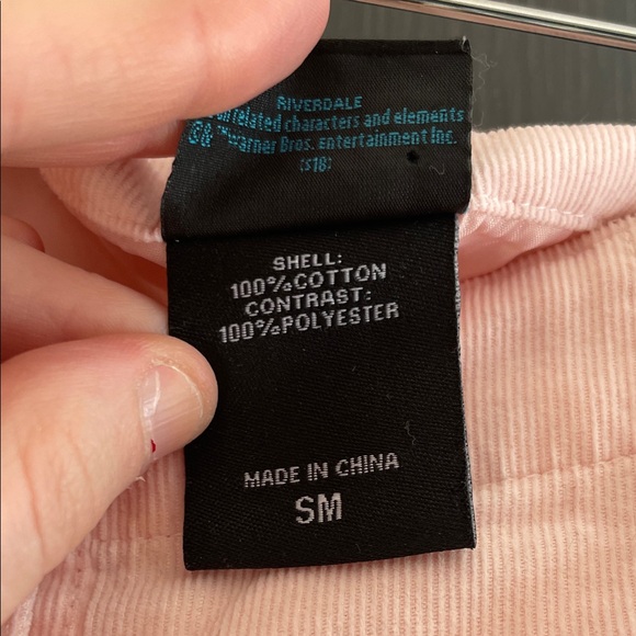 Hot Topic Exclusive Pastel Pink Riverdale Betty A-Line Corduroy Skirt - Picture 5 of 9